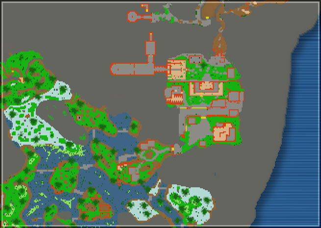Mapa Obozu Bandytów w Jarkendarze