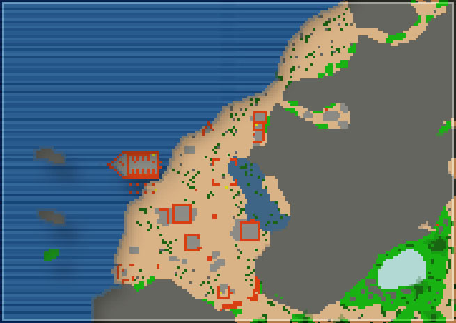 Mapa Obozu Piratów w Jarkendarze